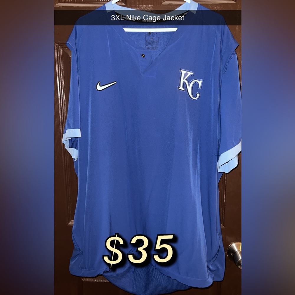 Nike On-Field Authentic Kansas City Royals Cage Jacket